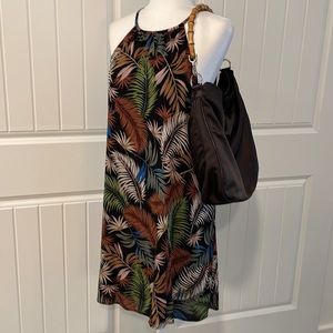Nordstrom The Vanity Room Tropical Swing Dress Size Large